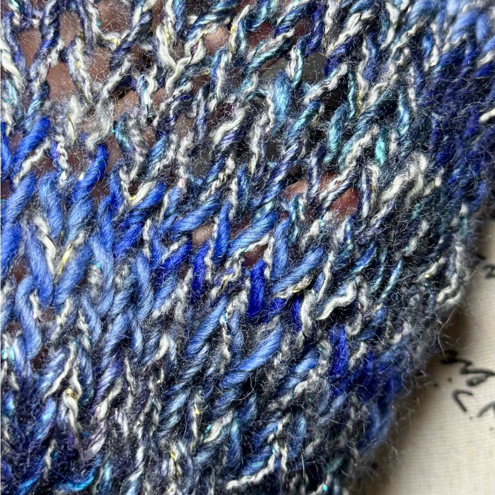 Hand Crafted Multicolor Knit Cowl - Picture 8 of 13